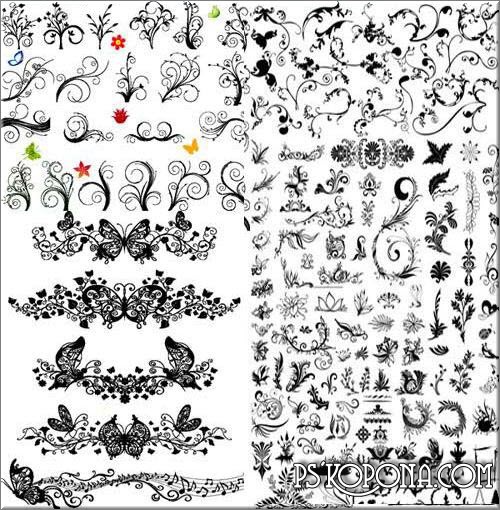 floral design clipart. Floral Design Elements