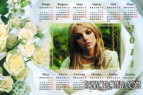 Calendar 2011 - Britney Spears