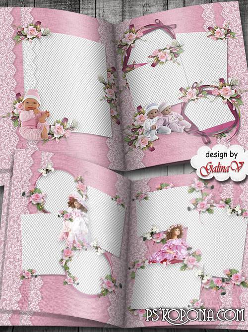 Photobook for Little Girls - My Favourite Dolls