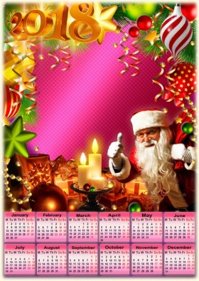 Christmas Calendar 2018 ( PSD | PNG ) Christmas Calendar 2018 ( PSD | PNG )