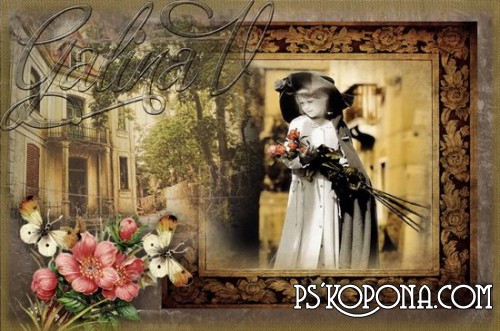 Vintage photo frame free download - my childhood Home Vintage photo frame free download - my childhood Home