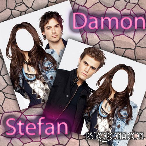 Female templates for photo - Damon and Stefan? Female templates for photo - Damon and Stefan?