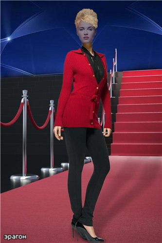 A woman template for Photoshop is the Red path A woman template for Photoshop is the Red path