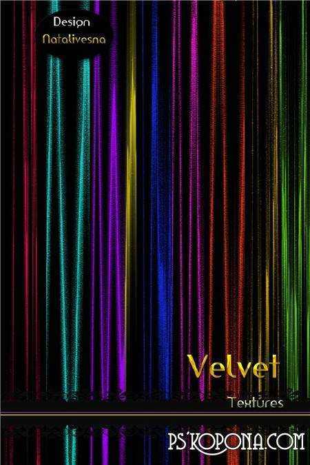 Velvet textures for Photoshop ( free textures, free download )