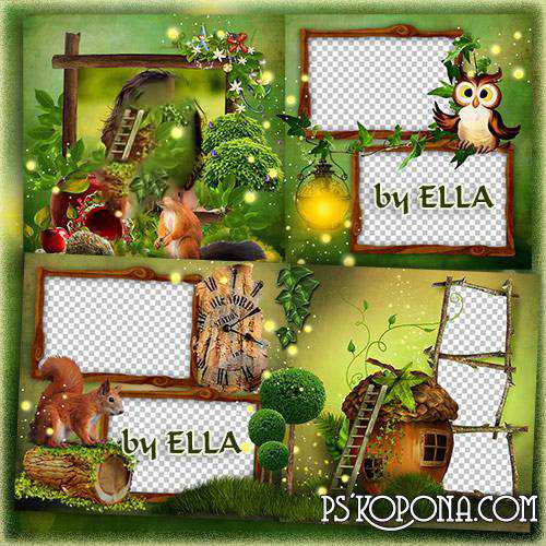 Fabulously beautiful children's photoalbum - Visiting the squirrels Fabulously beautiful children's photoalbum - Visiting the squirrels