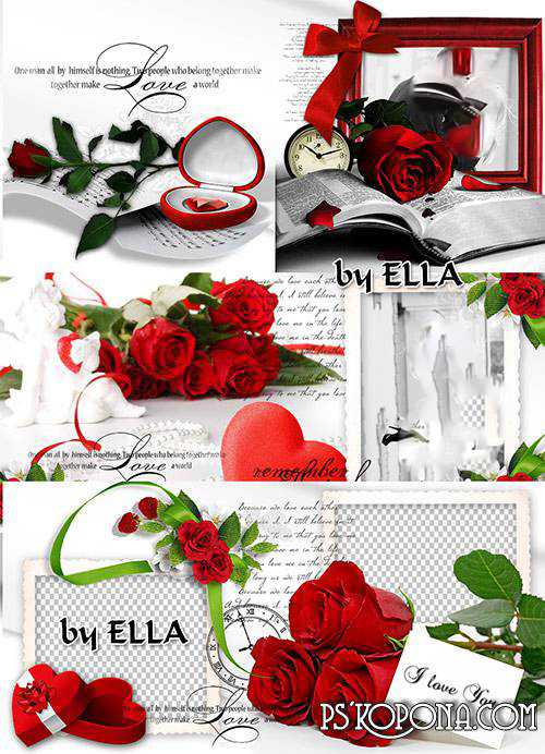Romantic photobook psd template-The world in which only Me and You Romantic photobook psd template-The world in which only Me and You