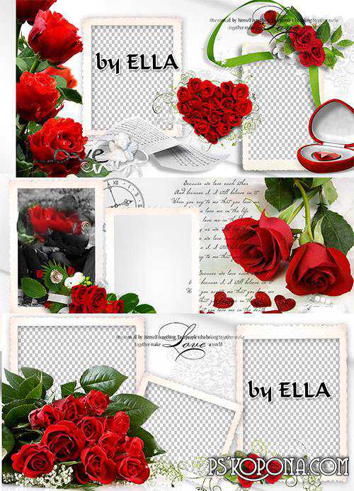 Romantic photobook psd template-The world in which only Me and You Romantic photobook psd template-The world in which only Me and You