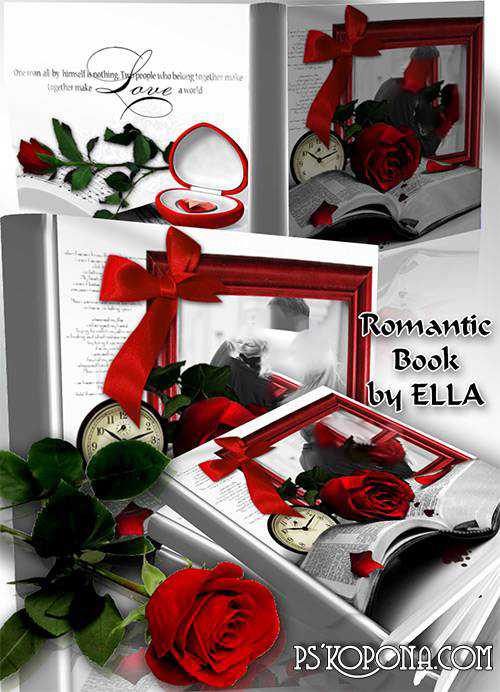 Romantic photobook psd template-The world in which only Me and You Romantic photobook psd template-The world in which only Me and You