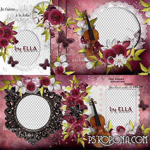 Romantic photobook psd template-The connection of two hearts Romantic photobook psd template-The connection of two hearts