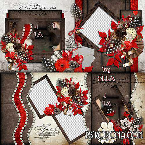 Vintage Photobook template psd for lovers-Stop time Vintage Photobook template psd for lovers-Stop time