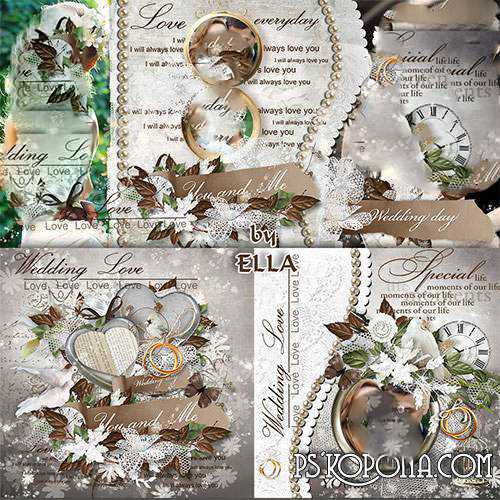 Wedding photo book template-When two hearts beat in unison Wedding photo book template-When two hearts beat in unison