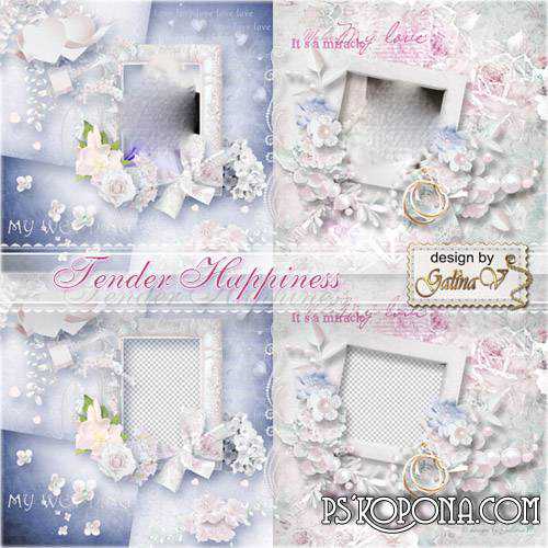 Wedding Photobook template psd - Tender Happiness Wedding Photobook template psd - Tender Happiness