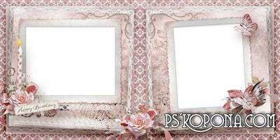 Beautiful photo album template psd - My birthday Beautiful photo album template psd - My birthday