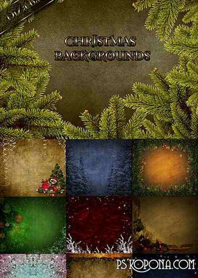 Christmas backgrounds for Photoshop - 5