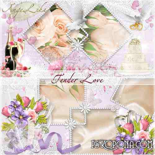 Wedding Photobook template psd - Tender Love Wedding Photobook template psd - Tender Love