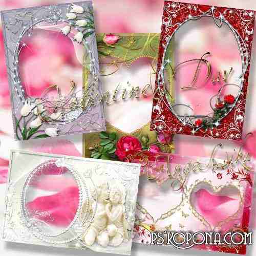 Collection Photoframes for Lovers - On Valentine's Day