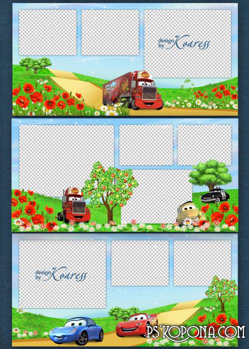 Children photoalbum with cartoon characters - Cars- Summer in Radiator Springs Children photoalbum with cartoon characters - Cars- Summer in Radiator Springs