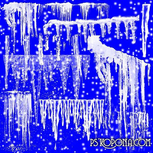 Clipart png - Icicles