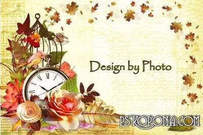 Photo frame - Time autumn has come Photo frame - Time autumn has come