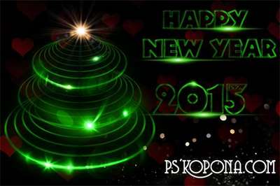 Happy New Year 2015 PSD source