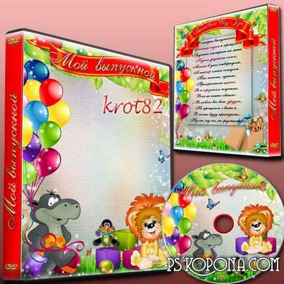 The outlet cover and blowing-to DVD disc - Our farewell graduation