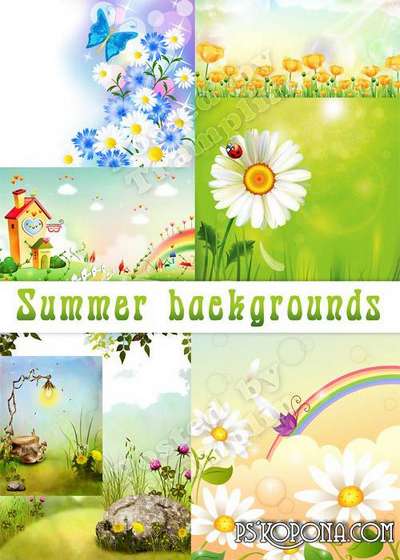 Children summer backgrounds