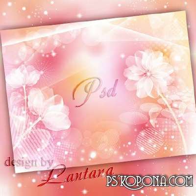 PSD source - Delicate flowers PSD source - Delicate flowers