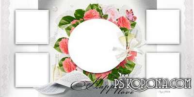 Wedding photo book template-Happy in love! Wedding photo book template-Happy in love!