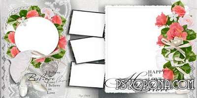 Wedding photo book template-Happy in love! Wedding photo book template-Happy in love!
