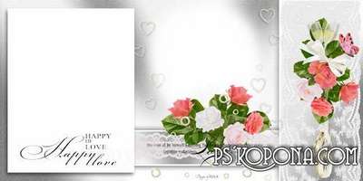 Wedding photo book template-Happy in love! Wedding photo book template-Happy in love!