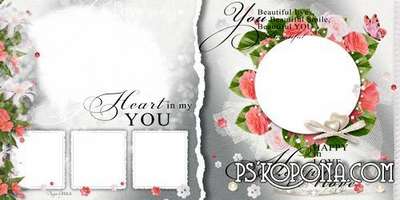Wedding photo book template-Happy in love! Wedding photo book template-Happy in love!