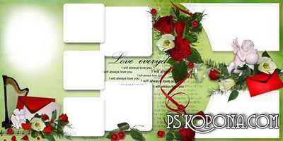 Romantic-wedding set-photo book template, calendar for 2013 and covers on the disk-Love Story Romantic-wedding set-photo book template, calendar for 2013 and covers on the disk-Love Story