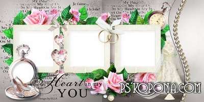 Wedding Photobook template-You are my heart Wedding Photobook template-You are my heart