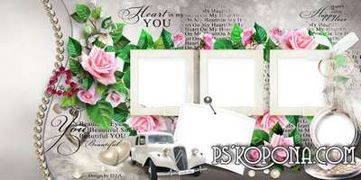 Wedding Photobook template-You are my heart Wedding Photobook template-You are my heart