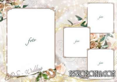 A set of wedding templates psd - Magic moment of the wedding A set of wedding templates psd - Magic moment of the wedding