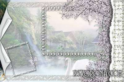 Framework for a photo-wedding album template Framework for a photo-wedding album template