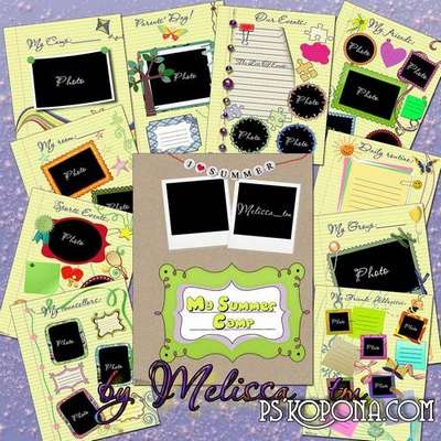 Photo Album for Children - My Summer Camp Photo Album for Children - My Summer Camp