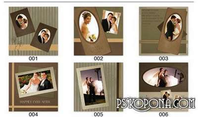 The wedding album template psd Spring with optimisation for the book The wedding album template psd Spring with optimisation for the book