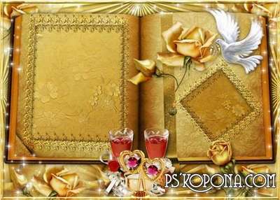 Wedding frame for photo - a Diary book my love Wedding frame for photo - a Diary book my love