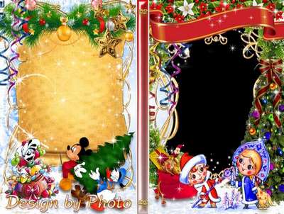 Free Christmas kids DVD cover template and blowing-in - Matinee in kindergarten