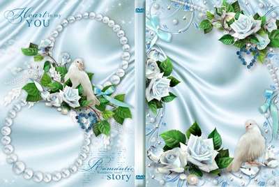 Free Wedding set from DVD cover template and blowing-in DVD on a disk - Perfect idyll Free Wedding set from DVD cover template and blowing-in DVD on a disk - Perfect idyll