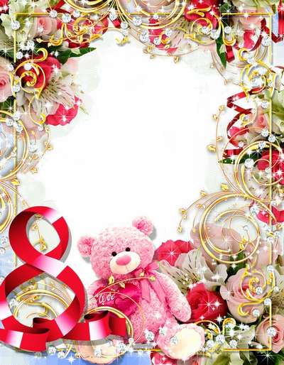 Holiday DVD set for March 8-cover, blowing on the disc and the frame-Holiday for all women