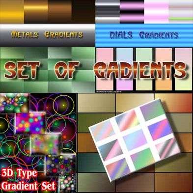 Gradient Set of 200 GRD Files Gradient Set of 200 GRD Files