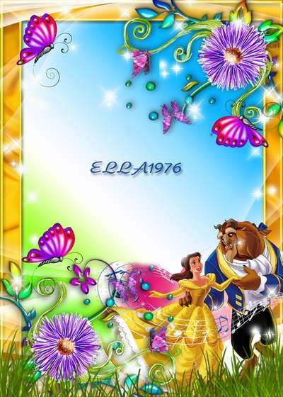 Children's Cover for DVD, Blowing on the disc and frame - Our daughter!