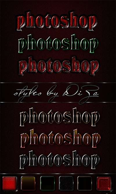 Text variety photoshop styles by DiZa- 48