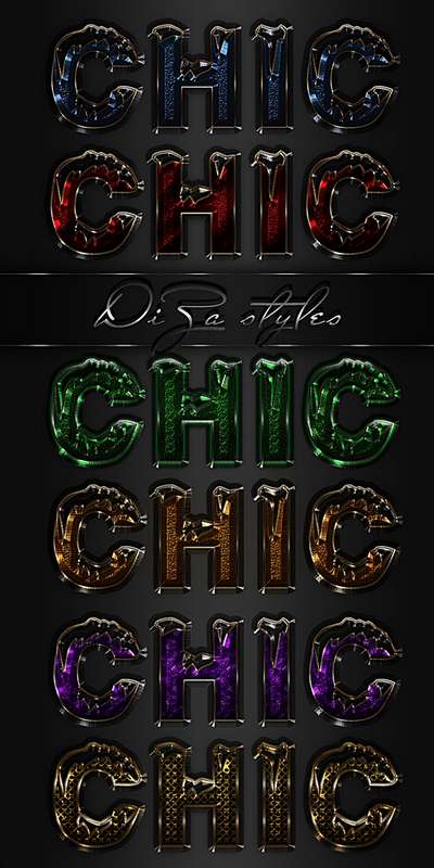 Chic styles for Photoshop