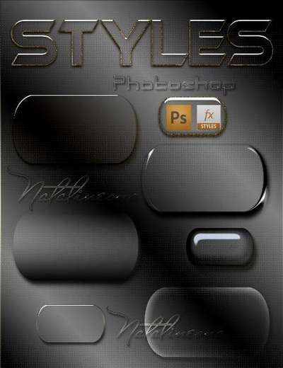 Transparent styles for Photoshop