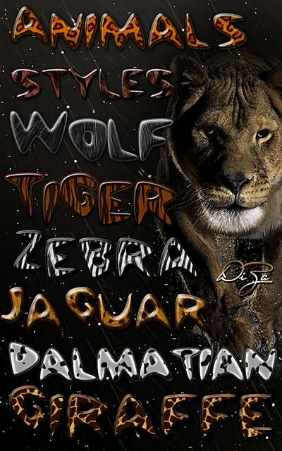 Animals Styles for Photoshop