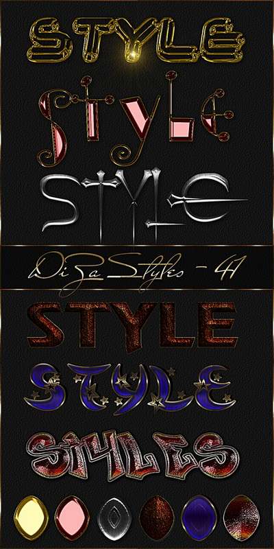 Variety Text photoshop styles by DiZa - 41