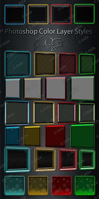 Photoshop Color Layer Styles